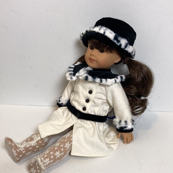 American Girl Beforever Samantha Doll In Fancy Coat Set Toy Kids Collectible - Picture 7 of 16